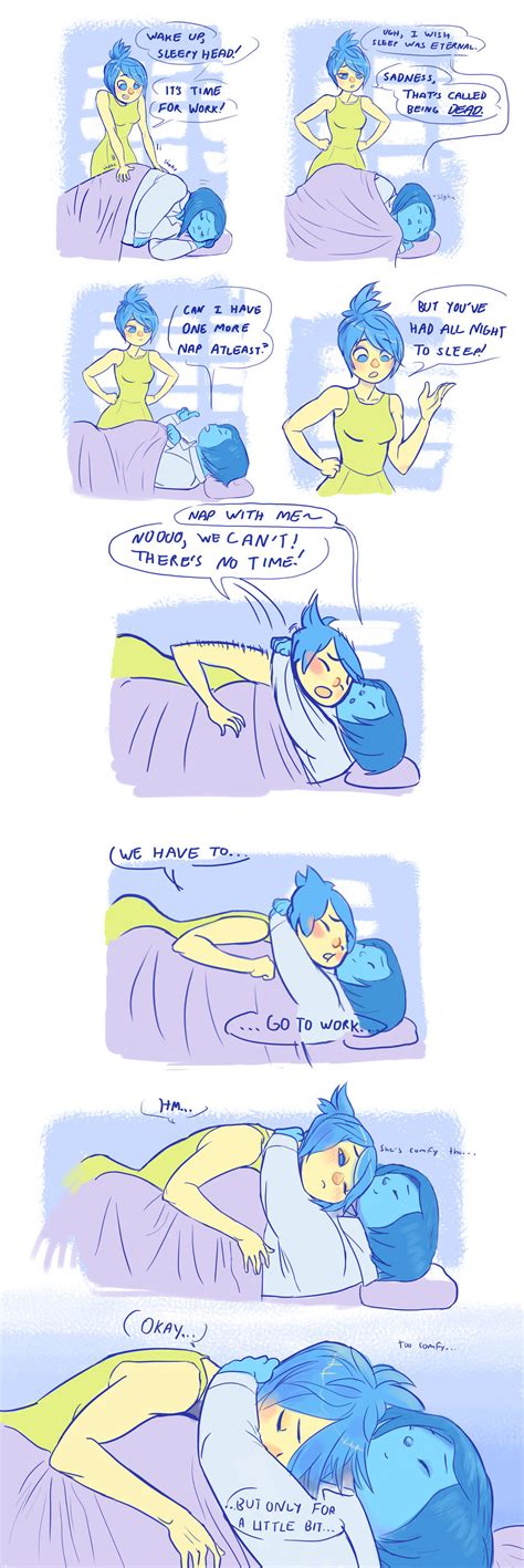 Joy X Sadness Snooze By Catharticaagh On DeviantArt