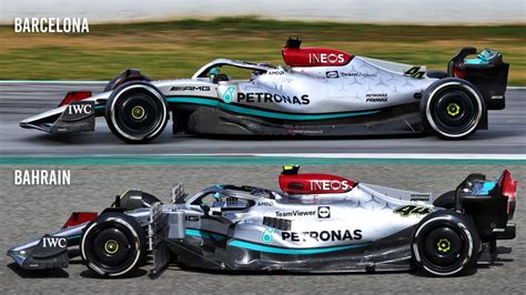 Upgraded Mercedes F1 Car Emerges With Minimised Sidepods The Race