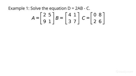 how to solve matrix equations precalculus