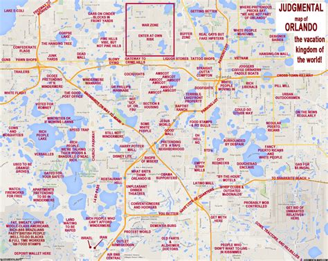 Judgmental Maps Takes On Orlando With Hilariously