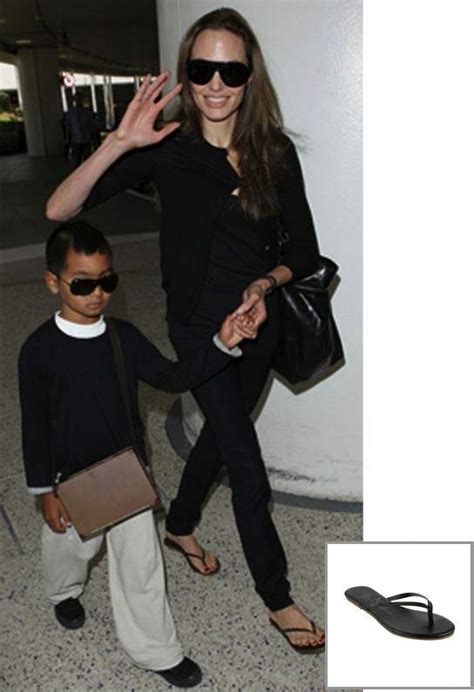 Liner Leather Sandal As Seen On Angelina Jolie With Images Tkees