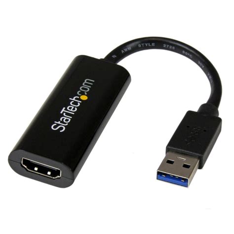 I didn't know we needed an hdmi to usb converter. Amazon.com: StarTech.com USB to HDMI Adapter - External ...