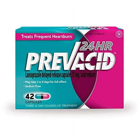 Prevacid 24hr Lansoprazole Delayed Release Capsules 15 Mgacid Reducer