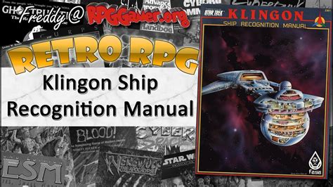 Klingon Ship Recognition Manual Star Trek Rpg Fasa 1985 Retro Rpg