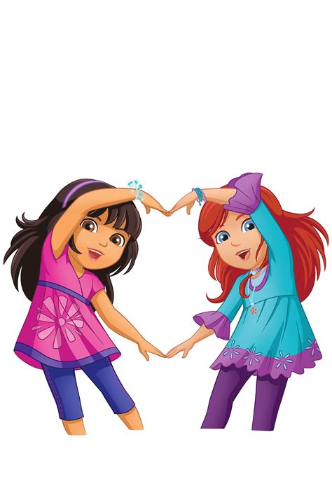 Cartoon Characters Dora And Friends Hq Pngs