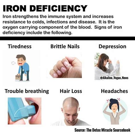 Pin By Elle On Health Iron Deficiency Symptoms Tiredness Signs