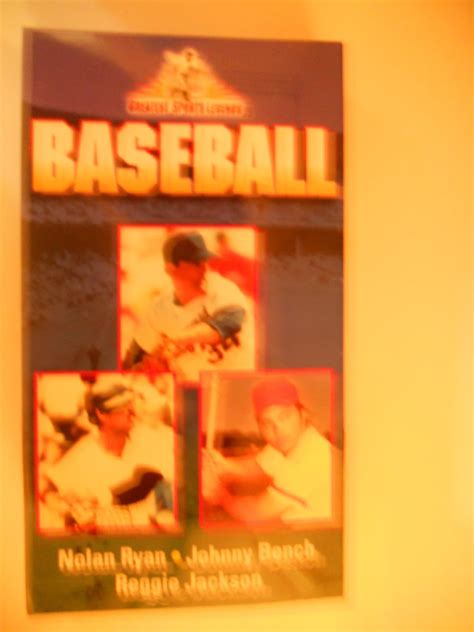 Baseball Greatests Sports Legends Vol 7 Nolan Ryanjohnny Benchreggie Jackson