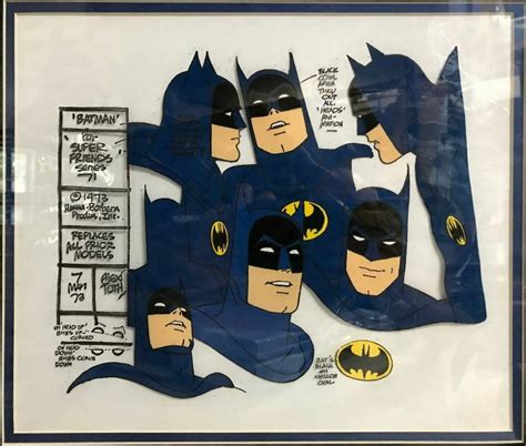 Alex Toth Batman Super Friends Sheet Model Cel Hanna And Barbera