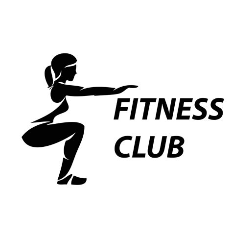 Gym Logo Fitness Club Women Muscle Fit Weightlifting Etsy
