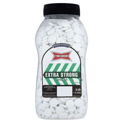 Extra Strong Mints Trebor Bassetts Minty Sweets