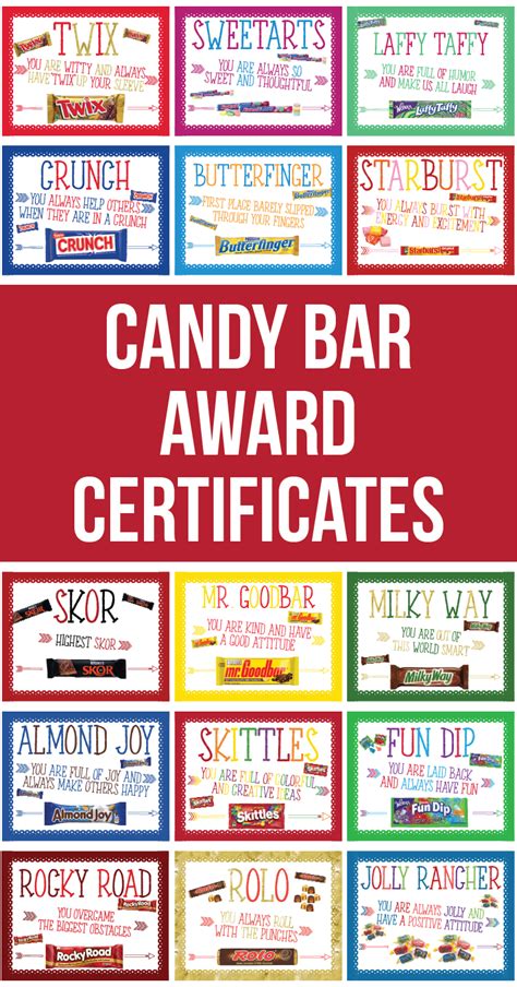 End Of The Year Awards Candy Awards End Of Year Awards Mykinglist