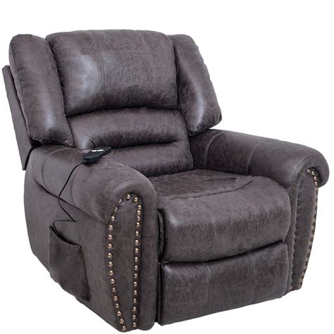 Buy Lift Recliner Chair W Massage And Heat Julyofx Pu Leather Electric Recliner Chair Stand Up