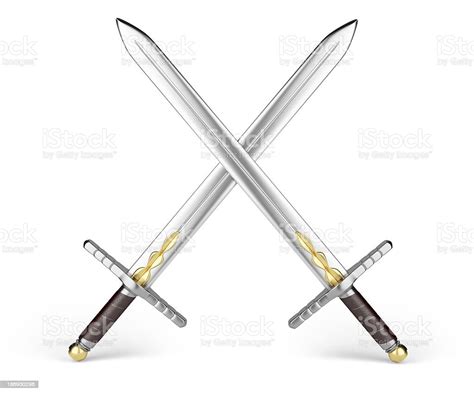 Crossed Swords Stock Photo Download Image Now Sword Three