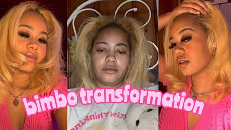 Bimbo Transformation Hair Makeup Tutorial Youtube