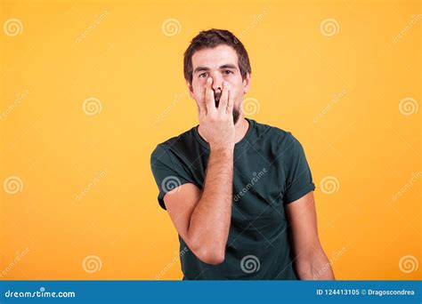 Desperate Man Holds His Hands On His Face Stock Image Image Of Head