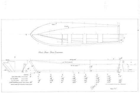 Blueprint Flat Bottom Skiff Boat Plans Kayak Duck Boat