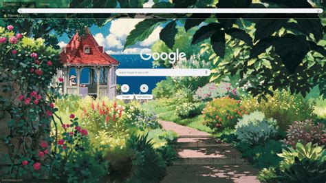 1920 X 1080 Gardengazebo Simple Anime Theme Chrome Theme Themebeta