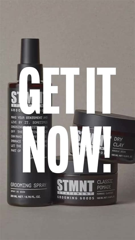 Meet The Latest All Star In Our Hair Care And Grooming Lineup Stmnt