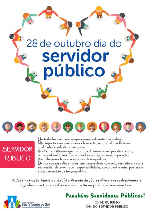 Feliz Dia Do Servidor PÚblico Prefeitura Municipal De São Vicente Do Sul