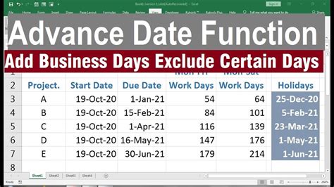 How To Exclude Weekends In Excel Youtube
