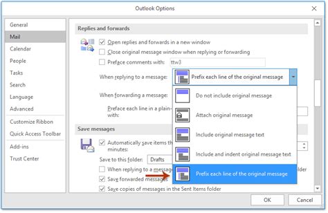 How To Reply With Quoting Original Message In Outlook