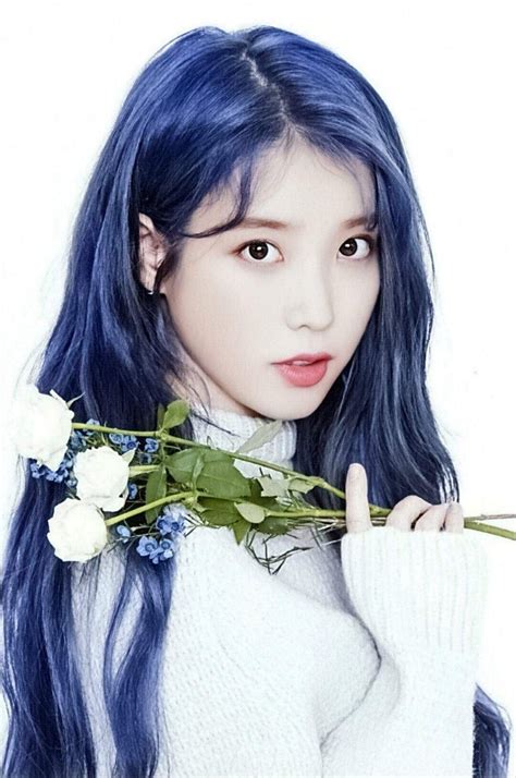Asian Girl K Pop Iu Hair Iu Fashion Korean Actresses Purple Hair
