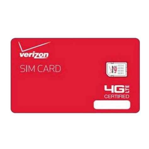 Verizon 4g Lte Certified Nano 4ff A Sim Card For Sale Online Ebay