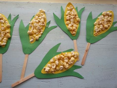 Corn On The Cob Preschool Crafts Fall Fall Arts And Crafts