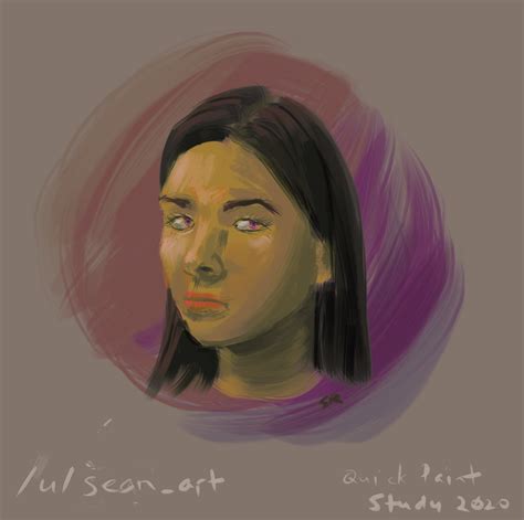 1 Hour Portrait Paint Study Krita