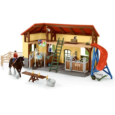 Schleich Horse Barn And Stable Playset Award Winning Riding Center 96
