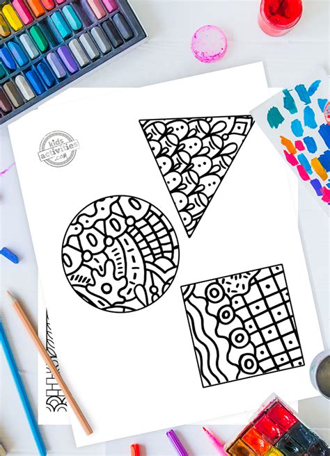 It is easy to learn zentangle art! EASY ZENTANGLE PATTERNS FOR BEGINNERS | Kids Activities Blog