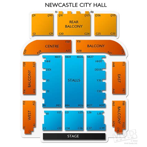 Newcastle City Hall Seating Chart Vivid Seats