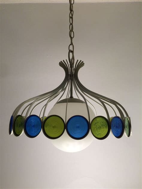 Mid Century Style Chandelier Pendant Swag Light Fixture In Etsy