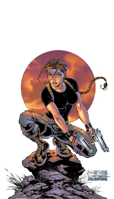 Lara By Michael Turner In 2022 Tomb Raider Comics Tomb Raider