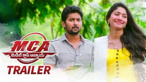 Mca Middle Class Abbayi Telugu Movie Official Trailer Nani Sai