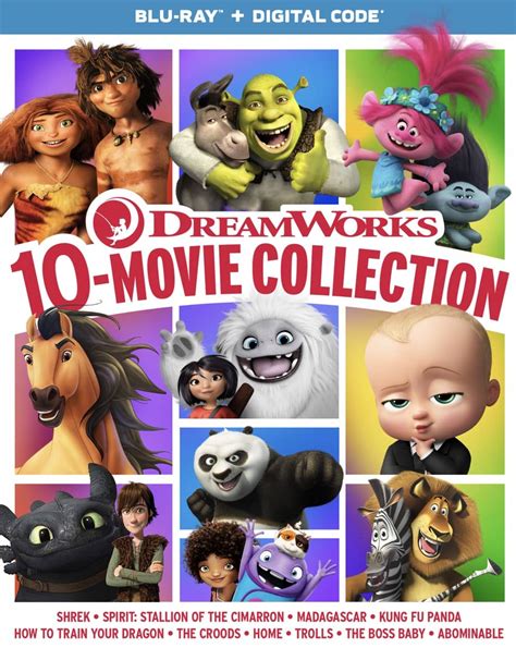 Dreamworks 10 Movie Collection Blu Ray Release Details Seat42f