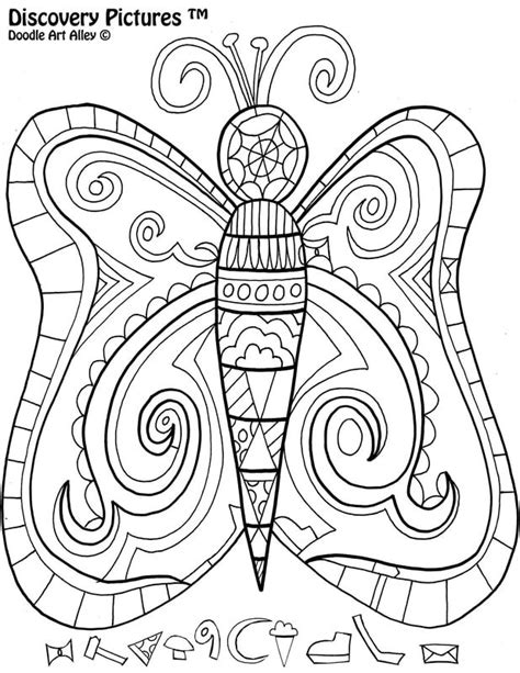 Doodle Art Alley Free Coloring Pages Franklintemcneil