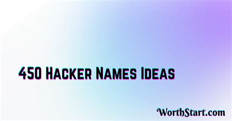 450 Best Clever Hacker Names For You