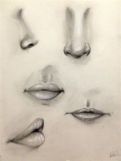Eyes And Lips Drawing At Getdrawings Free Download