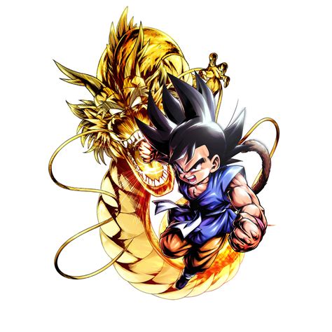 List of dragon ball characters. Kid Goku (GT) - Dragon Fist render DB Legends by ...