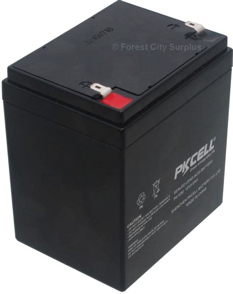 Pkcell Pk1250 12v5ah Rechargeable Sealed Lead Acid Batteries Prepper