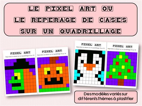 Pixel art is just another art medium, like guache, oil painting, pencil, sculpture or its close cousin mosaic. dessin pixel cycle 2 - Les dessins et coloriage