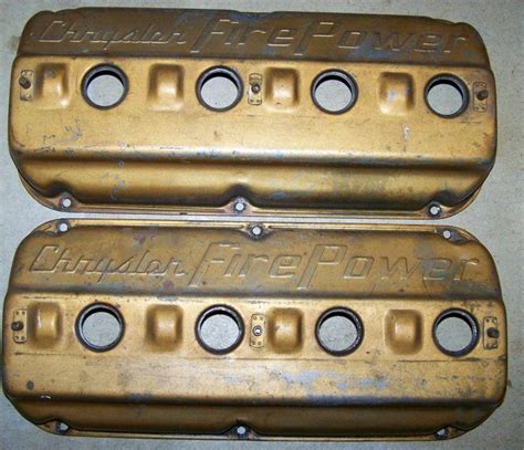 Purchase Early Vintage Hemi Valve Covers With Bumps And