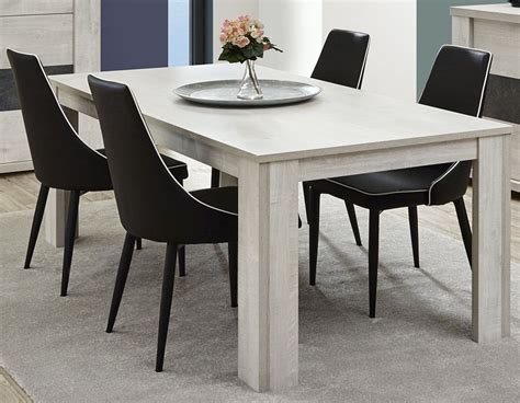 Table à manger contemporaine couleur chêne gris JUNE Beautiful Color