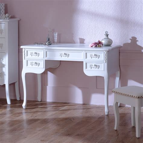5 out of 5 stars. White Dressing Table Desk - Pays Blanc Range - Melody Maison®