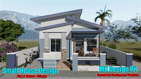 Small House Design L 6x75 Meters L 4 Bedrooms Youtube