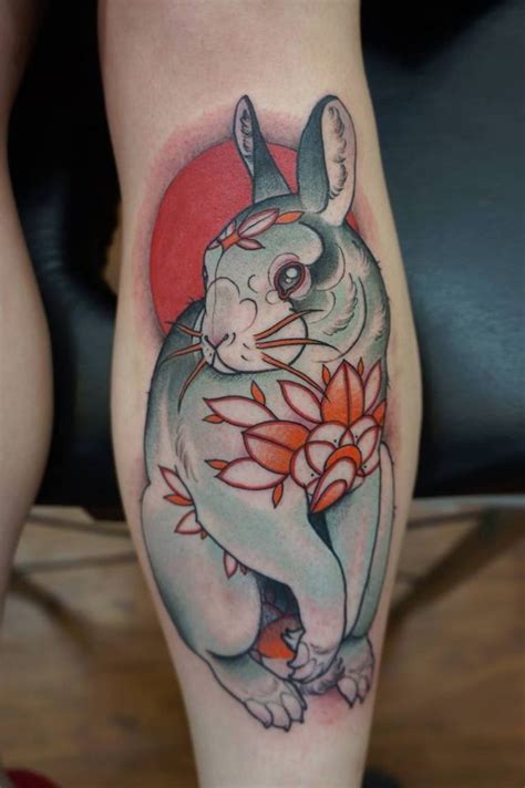 Asian Rabbit Rabbit Tattoos Bunny Tattoos Animal Tattoos