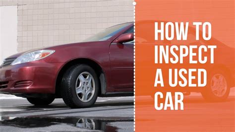 How To Inspect A Used Car Before Buying It YouTube