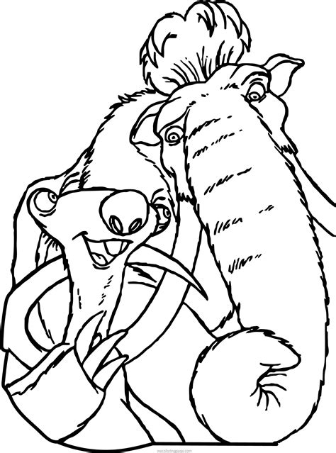 Ice Age Printable Coloring Pages Laurentecontreras