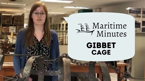 Maritime Minutes Gibbet Cage Youtube